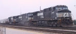 NS 9430 leads two other GE's and past Pomona Tower