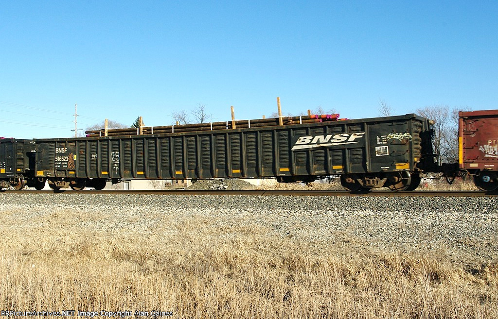 BNSF Gondola 516523