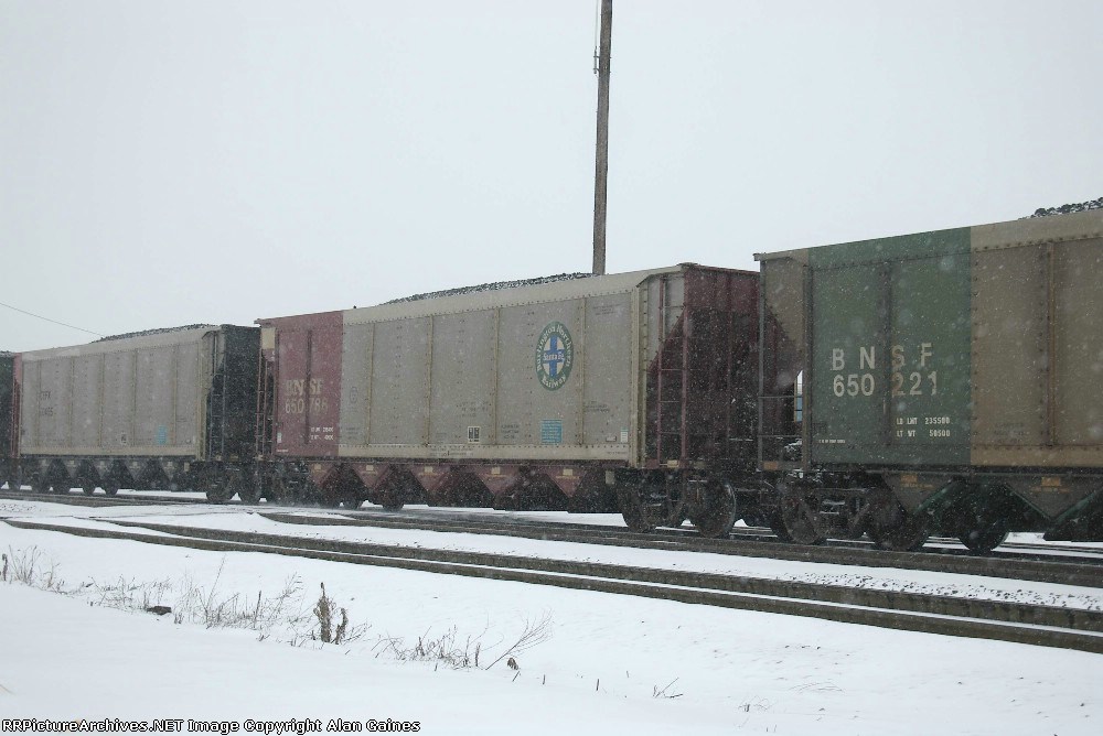 BNSF 5 Bay Hopper 650786