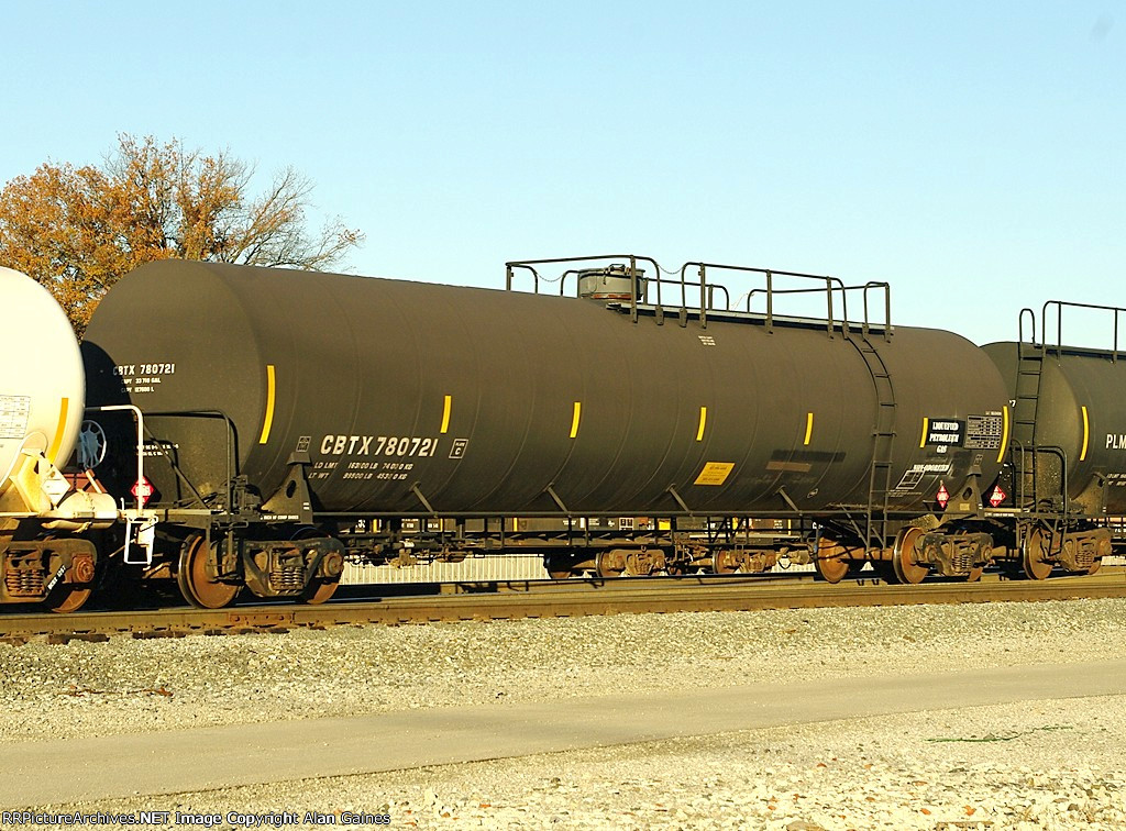 CBTX Tank Car 780721