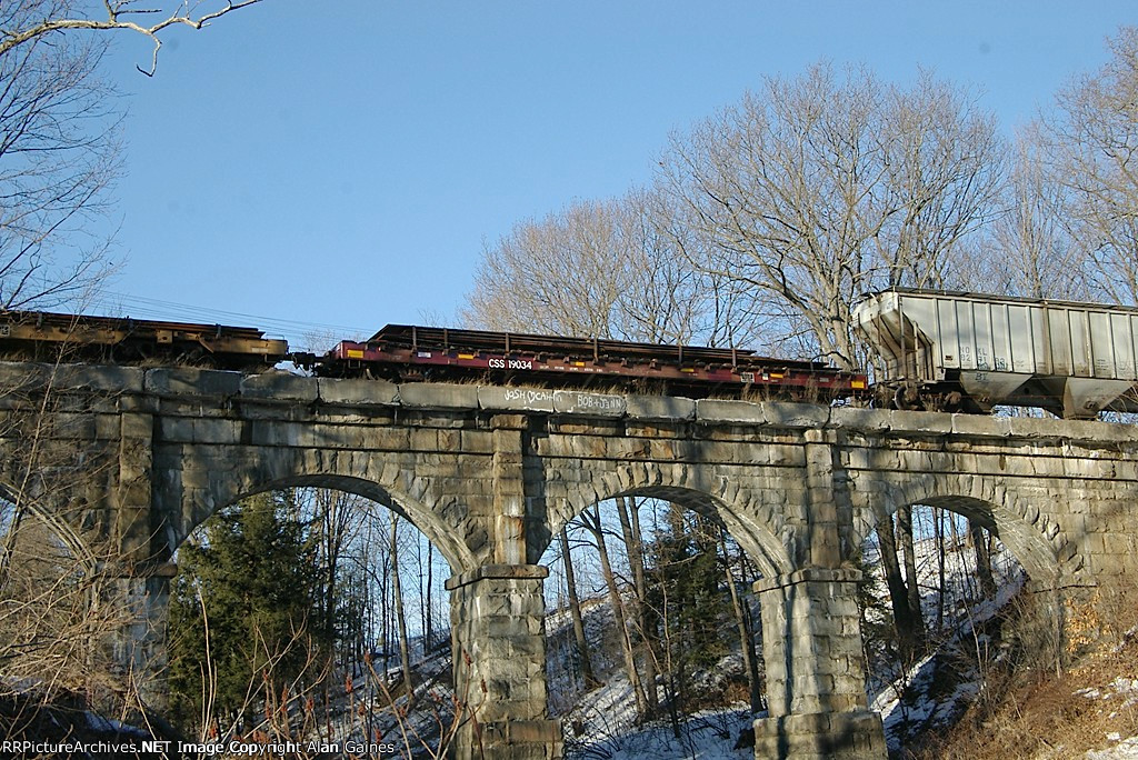 CSS&SB Flat Car 19034