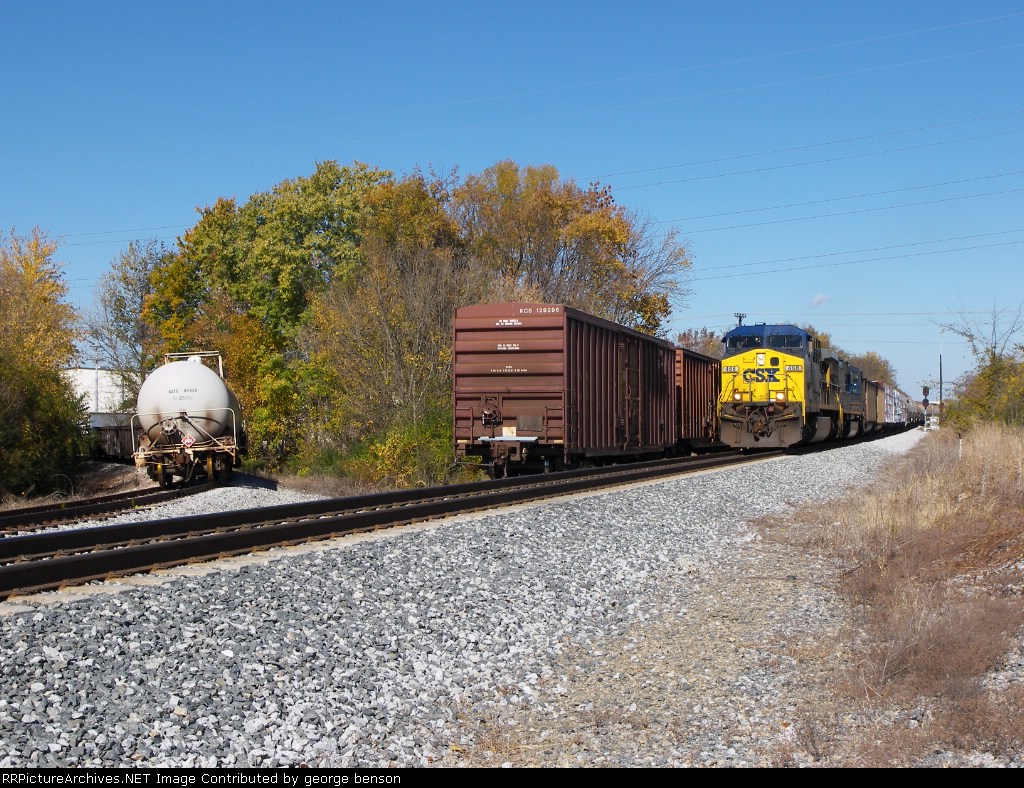 Coming out of the siding at Murfreesboro TN
