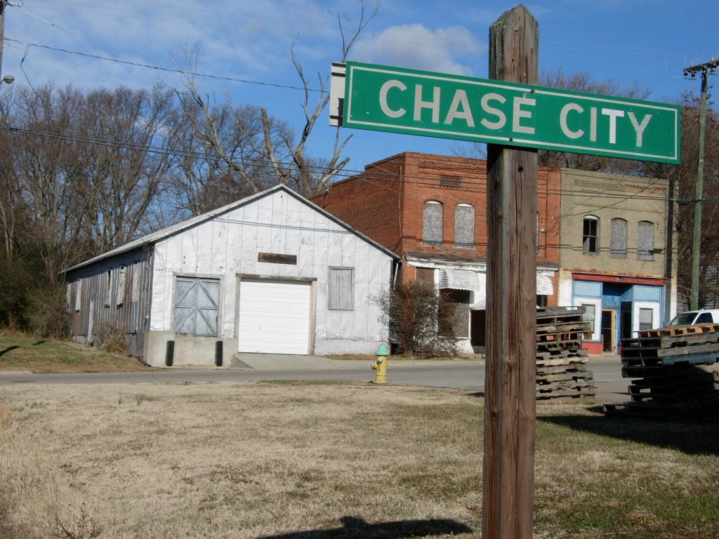 Depot and station sign