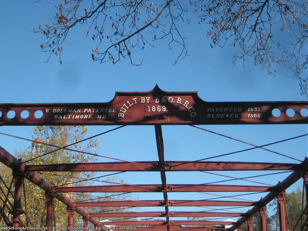 Last Bollman Iron Bridge