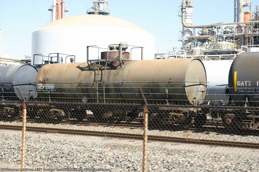 Ancient tank car stashed away in this industry