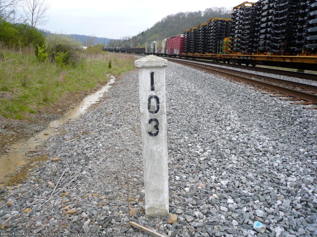 CSX LCL Sub Mile Post T103