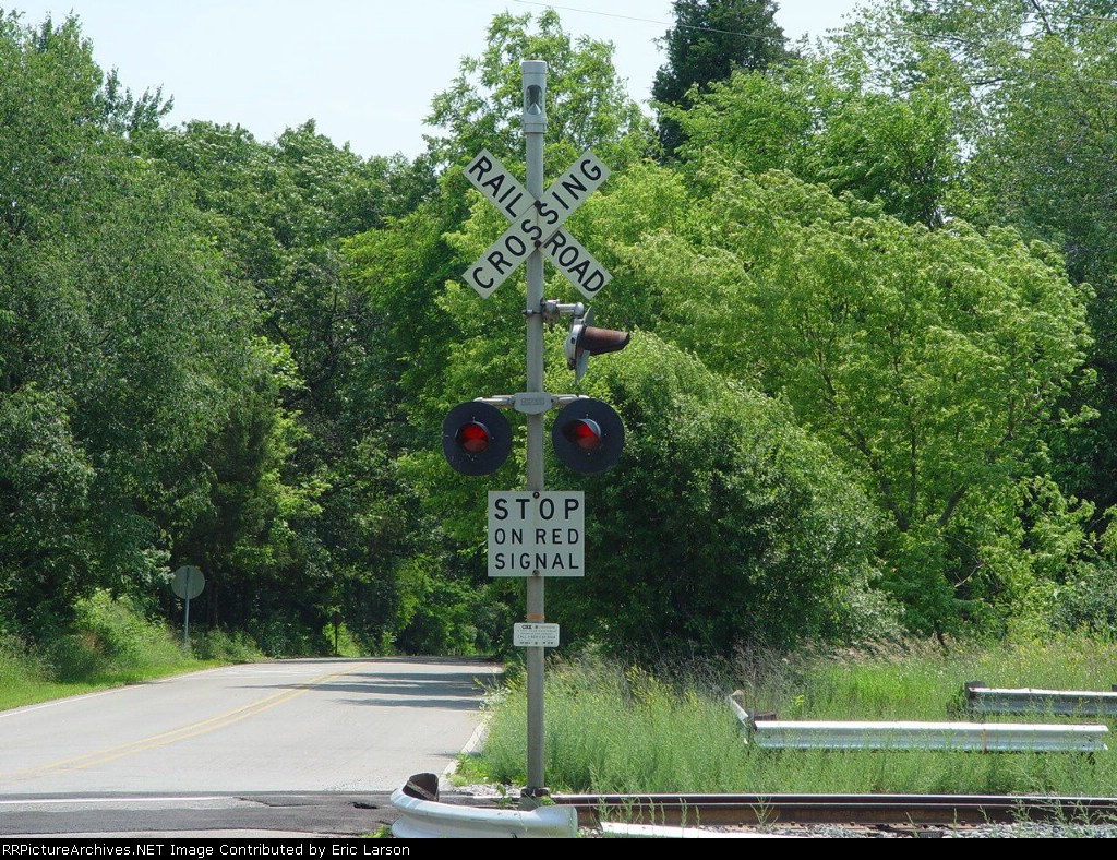 Island Lake Railroad Crossing 
