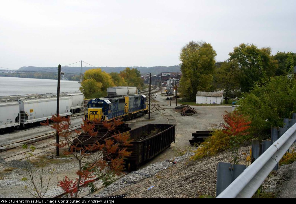 Maysville yard/station area overview