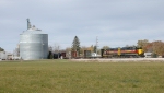 East of town