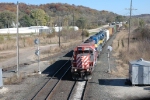 Seen from pedestrian bridge approaching BNSF diamonds