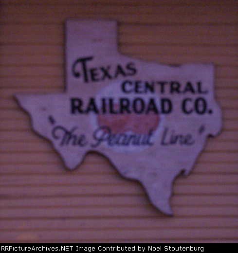Texas Central Depot Sign