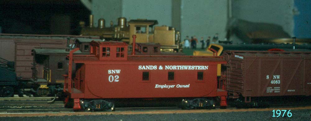 Brass Caboose I painted 1967