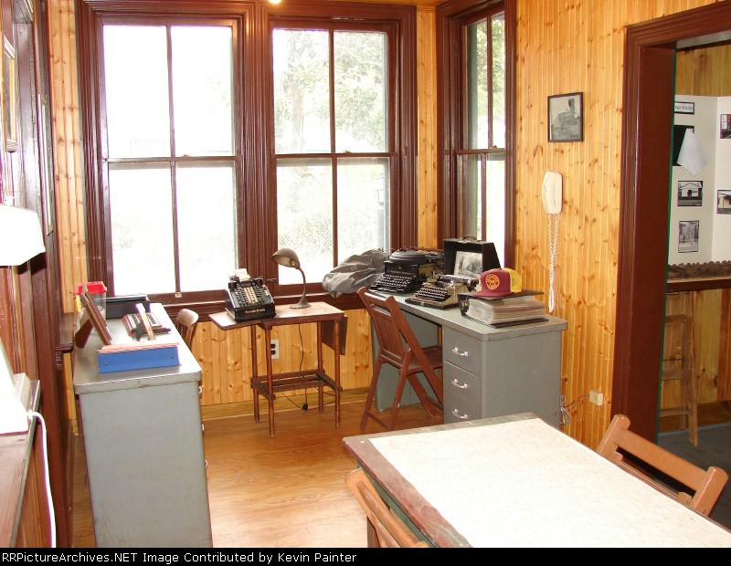 Restored interior of station(agent's bay)