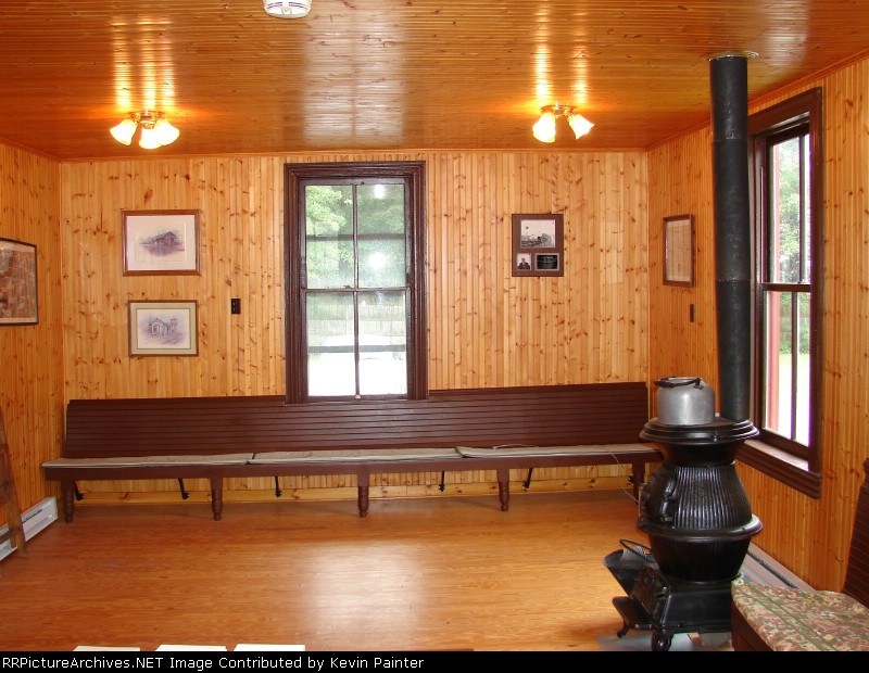 Restored station waiting room
