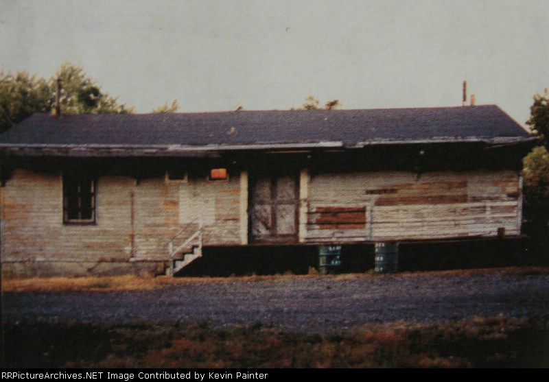 Pre 1994-rear elevation of station 