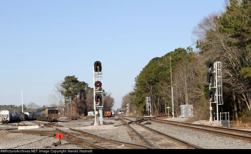 Signals on NS at CP Hinton