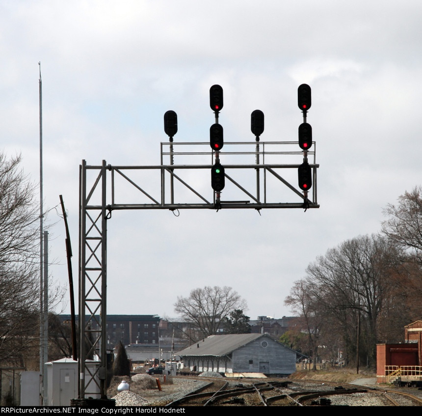 The signals at Eleventh Street