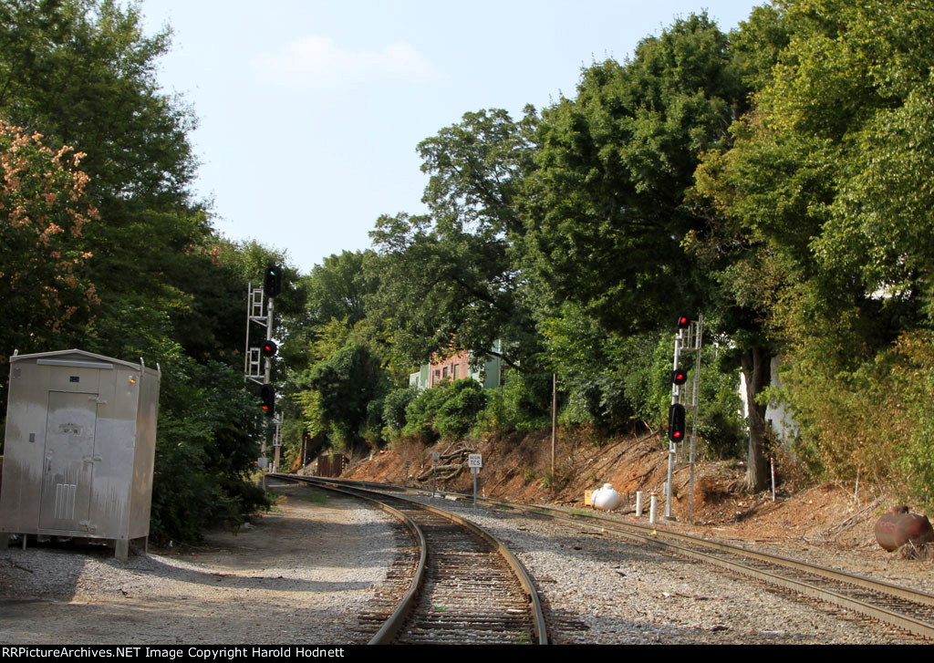 The signals at Southern Junction