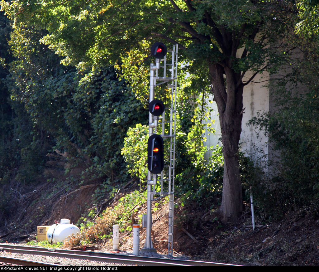 This signal is for the NS to head across Southern Jct and head west/south