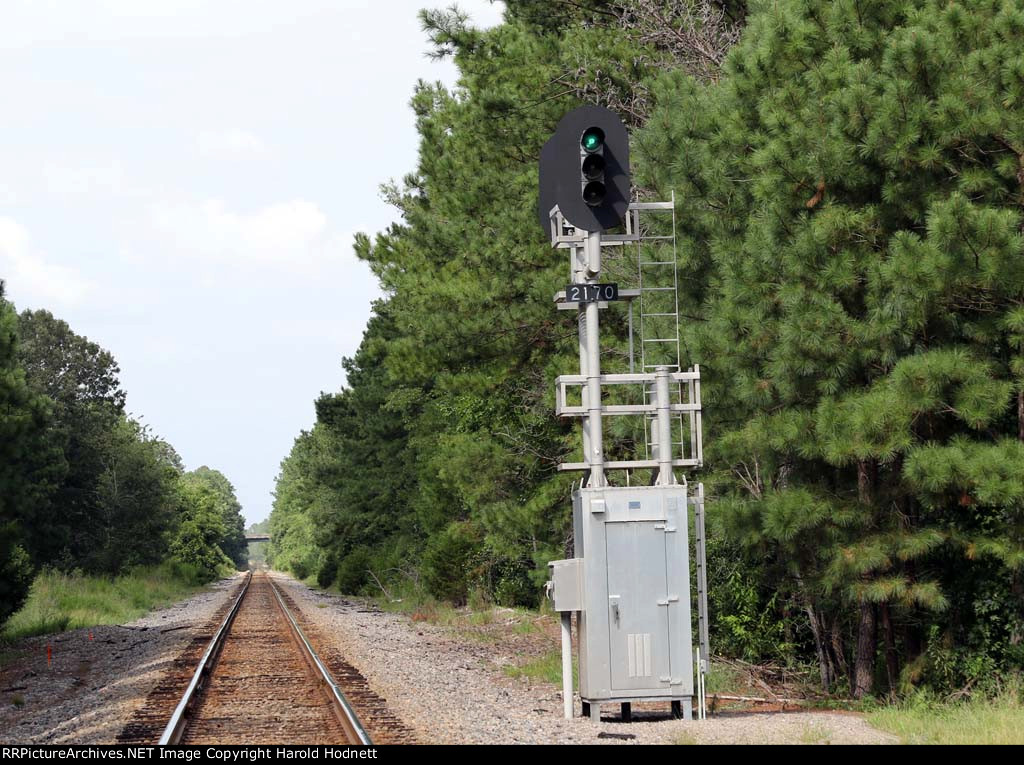 The northbound signal @ mp S217.0
