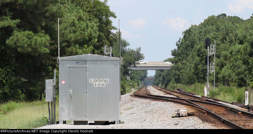 Signal box @ South Contentnea, beginning of double track