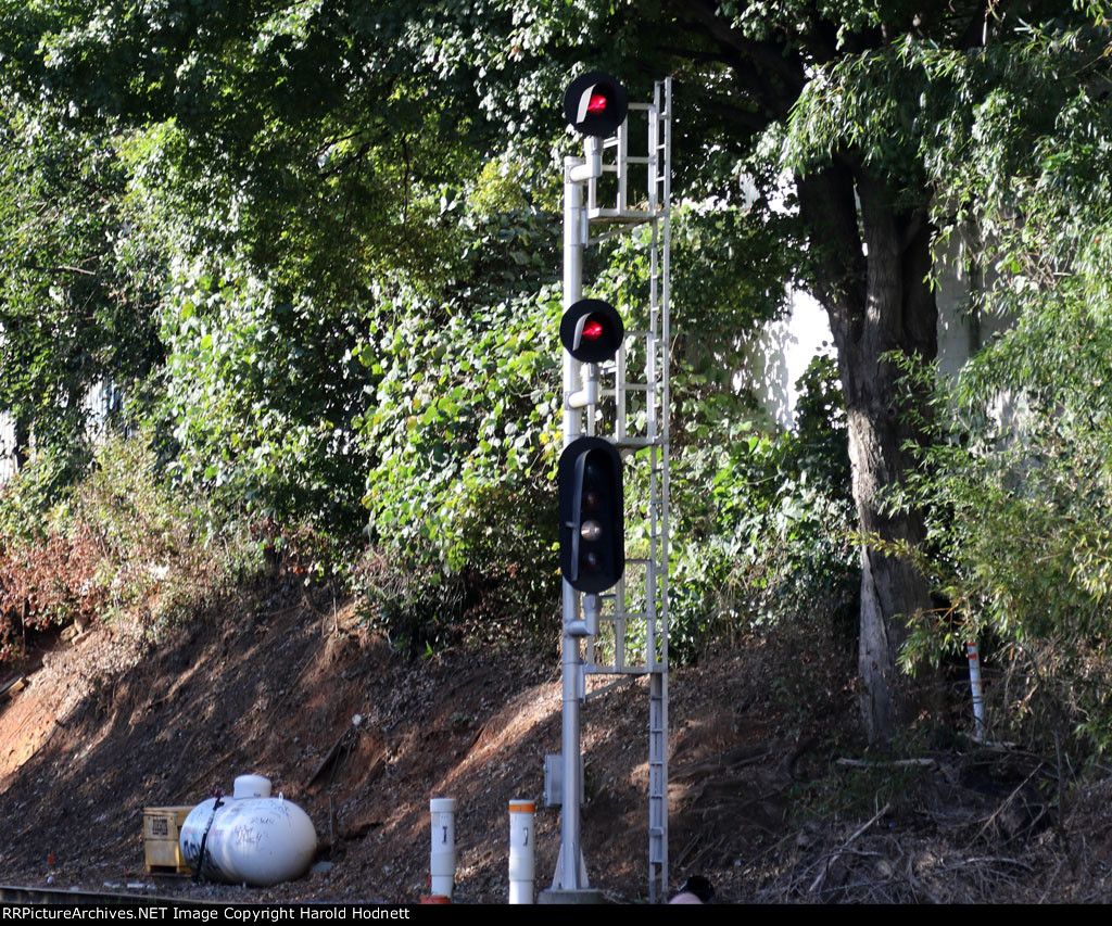 Restricted signal at Southern Jct for NS train 351