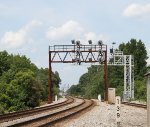 The new and old signals at Contentnea Jct