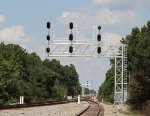 The new signals at CSX Contentnea Jct