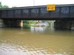 UP (former CNW) Plate Girder Bridge over the Des Plaines River at Des Plaines, Illinois