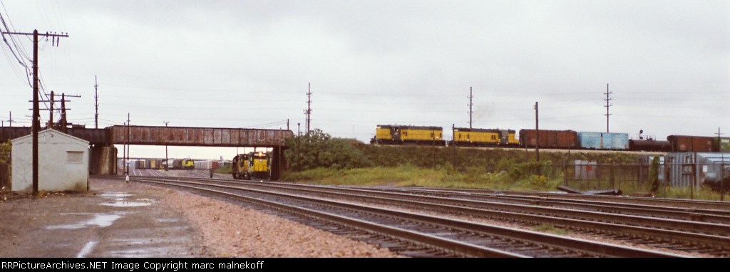 Busy east end of Proviso yard