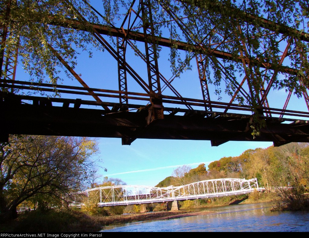 Long Since Abandoned CNJ Iron Truss Bridge