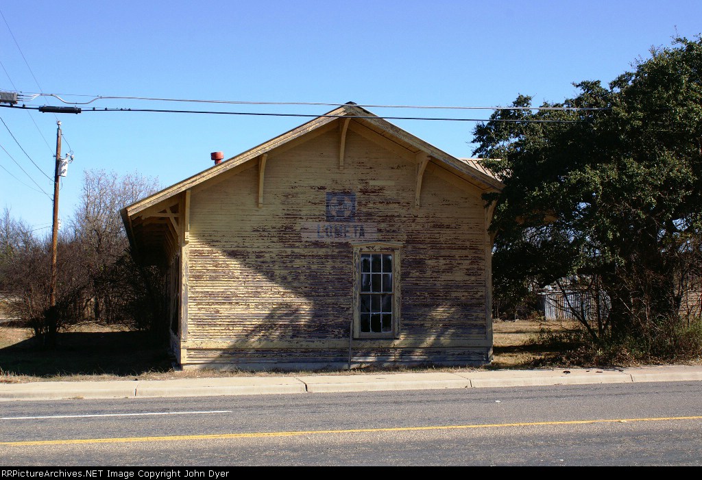 Santa Fe Depot in Lometa, Texas