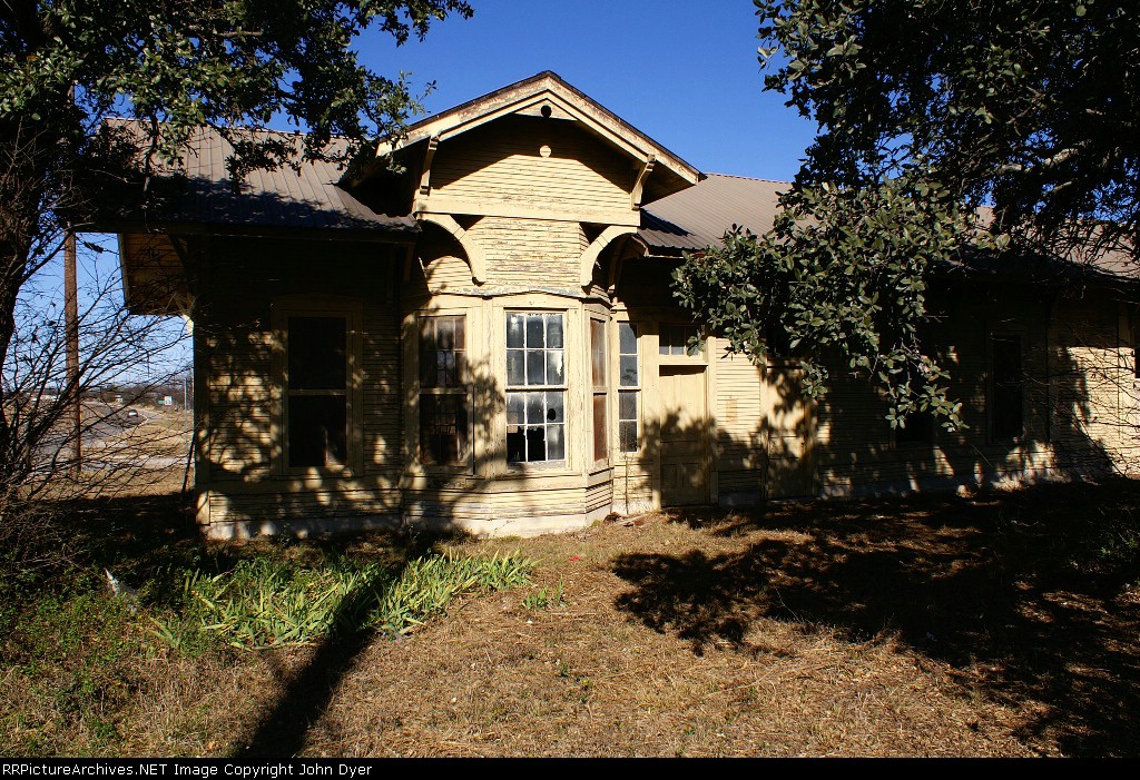 Santa Fe Depot in Lometa, Texas