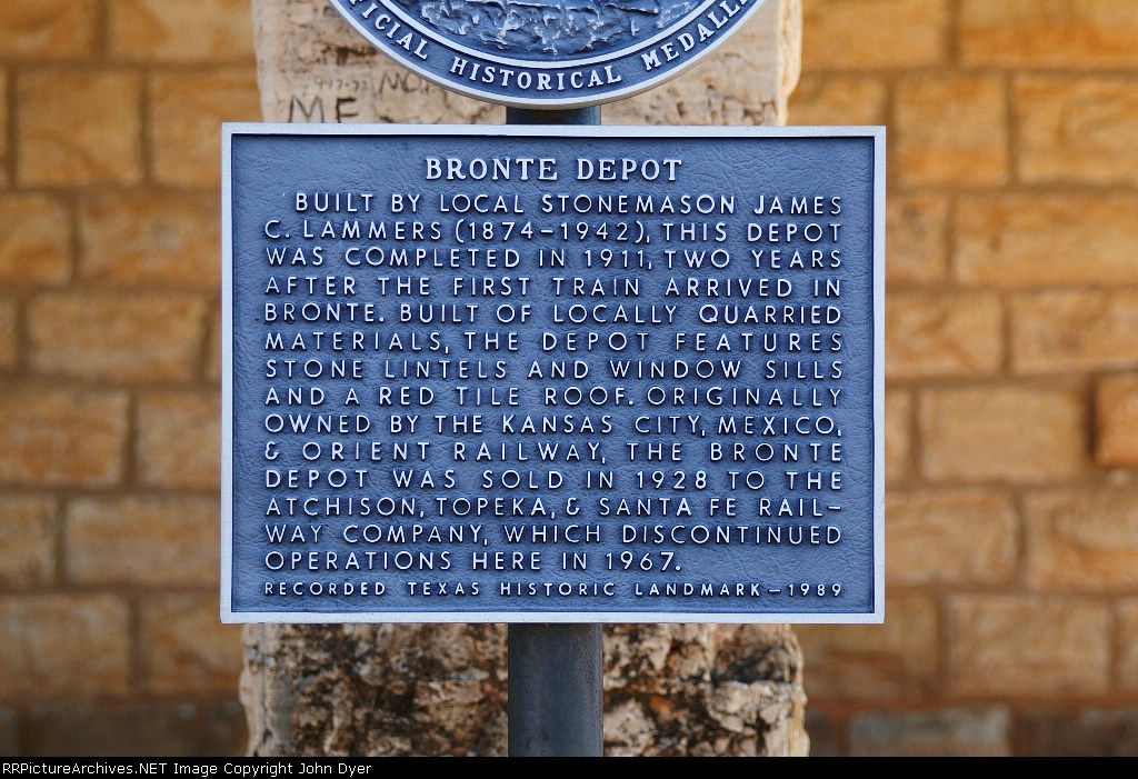 Santa Fe Depot Historical Marker 