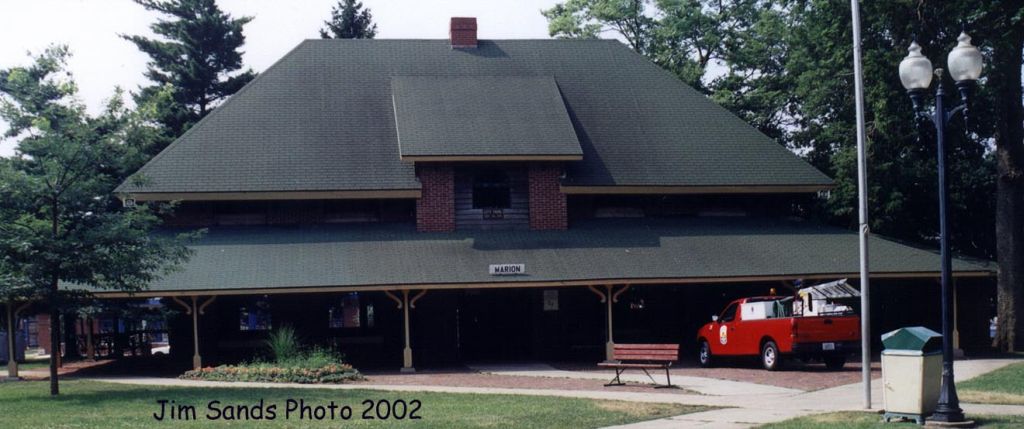 Milwaukee Road Depot Roof on park Building 2002