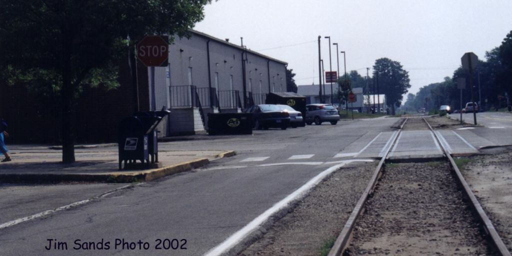 Looking East. Depot was on left 2002