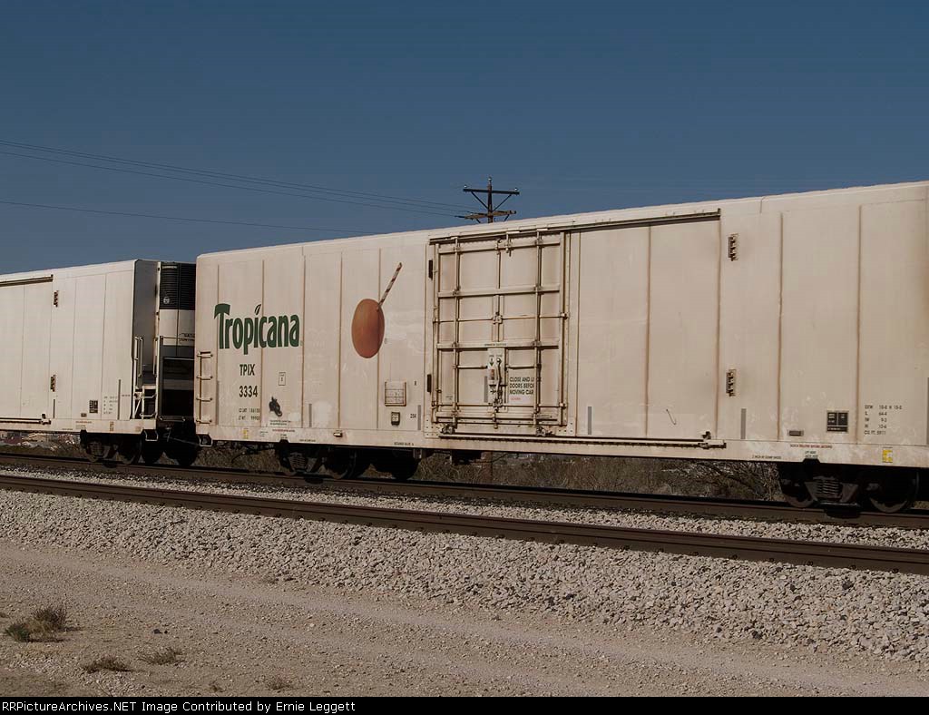 TPIX 3334 in an EB doublestack (KCIAT - City of Industry CA to Atlanta ...
