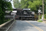 Rolling through the crossing