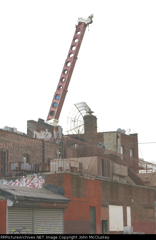 Cranes loom over the rooftops