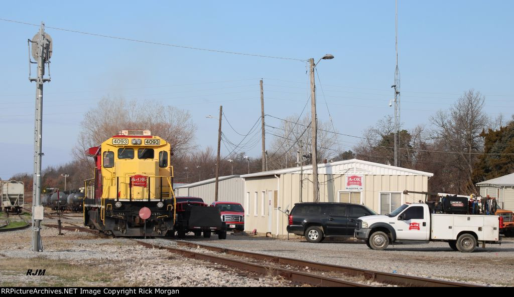 A-OK yard office at McAlester