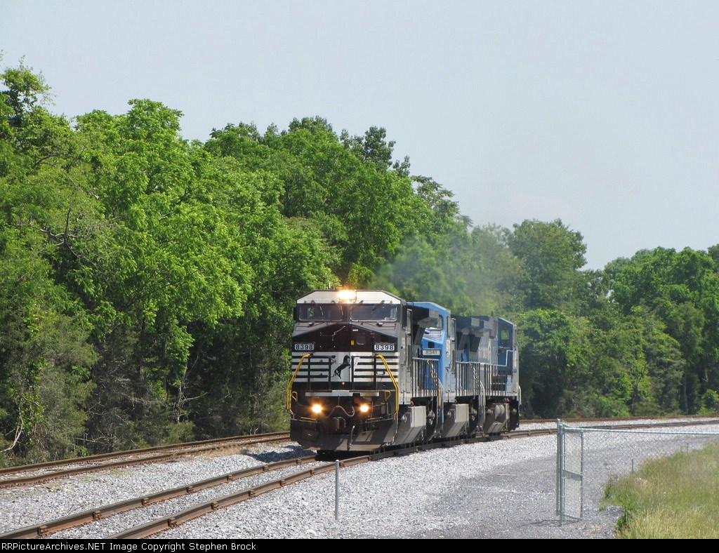 The pushers have cut from the train and appear to be headed back to the CHW yard