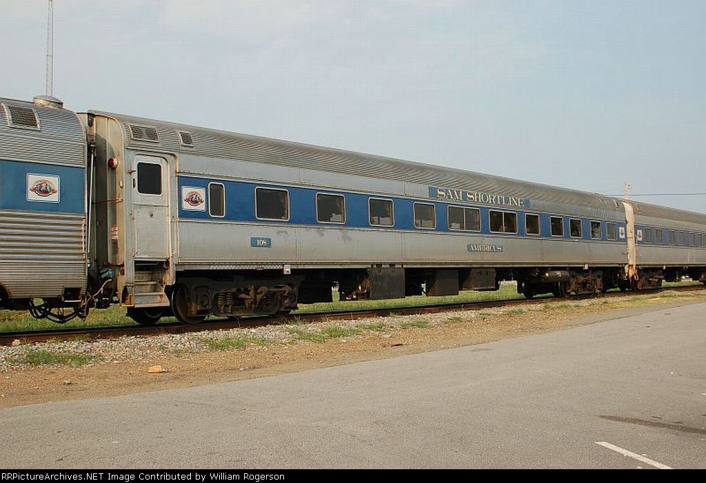 SAM Shortline Tourist Railroad Passenger Coach No. 108, "Americus"