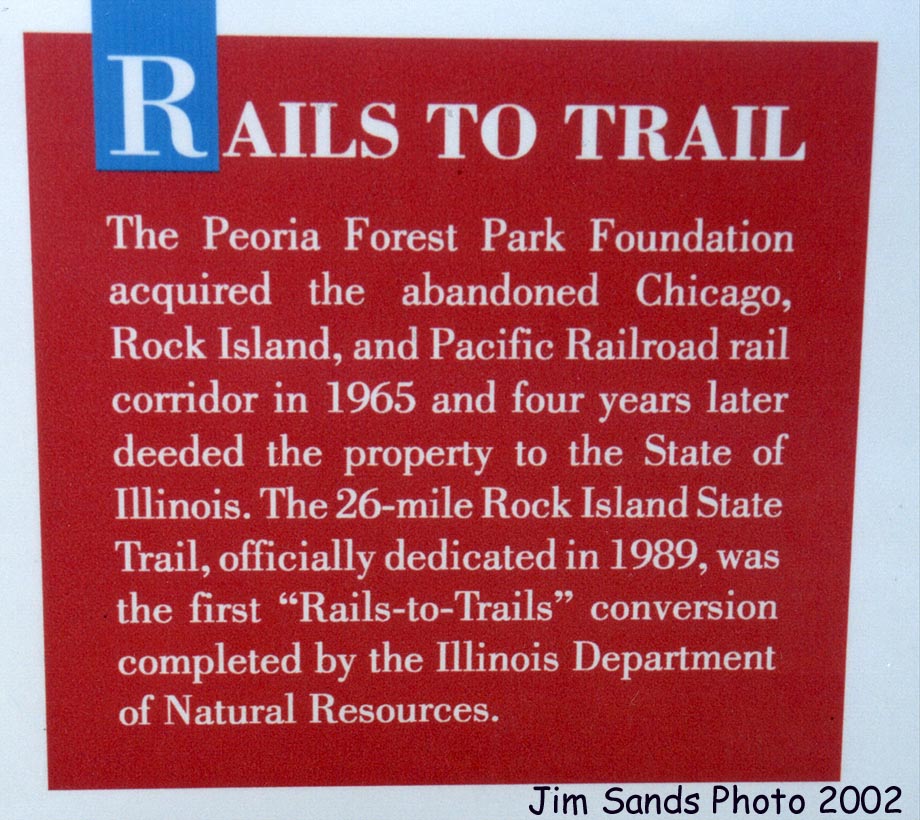 Sign in CB&Q Depot 2002