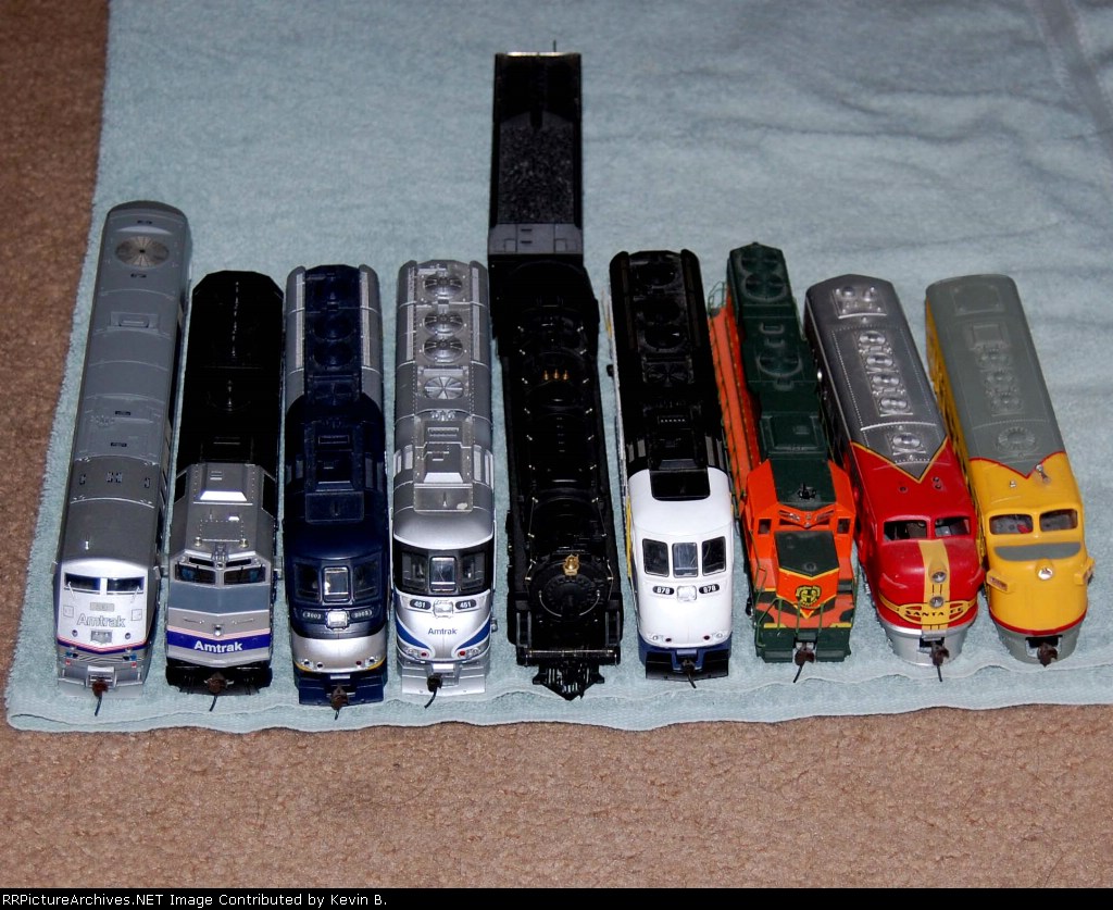 My HO scale engines