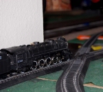 My steam engine 3729 approaching the crossover