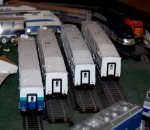My 4 Bombardier coaches and cab cars