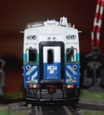 Sounder leased by Metrolink cab car 6104