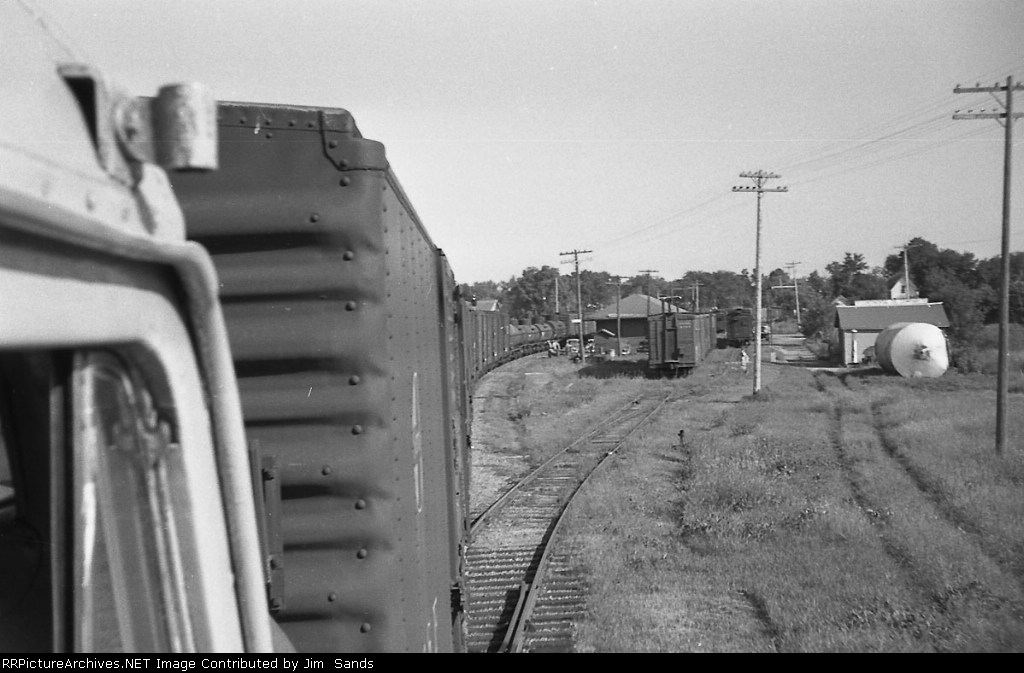 Train #20 going thru Waterville (Aug 1950)