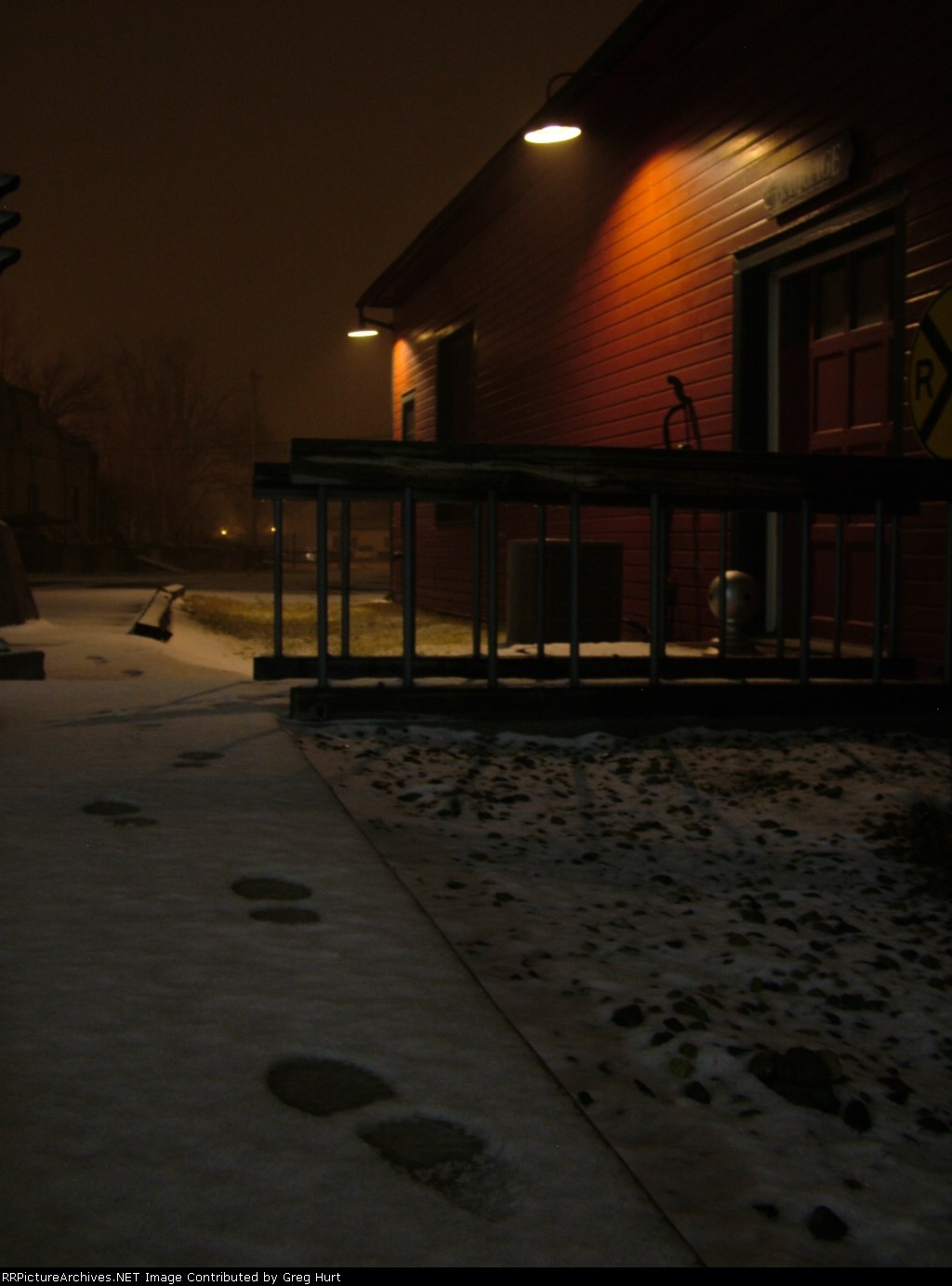 Footsteps in the snow