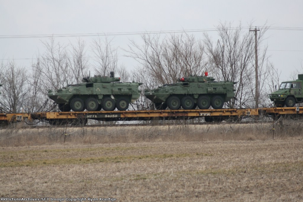 A differnt kind of load heading in the siding at Edgewood, Il.. 
